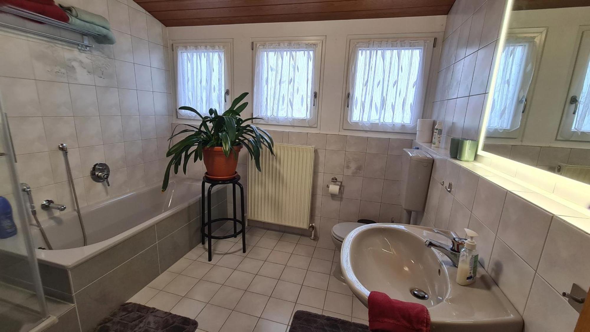 Gemuetliche 120 Qm Ferienwohnung Mit Balkon Adelsdorf Extérieur photo