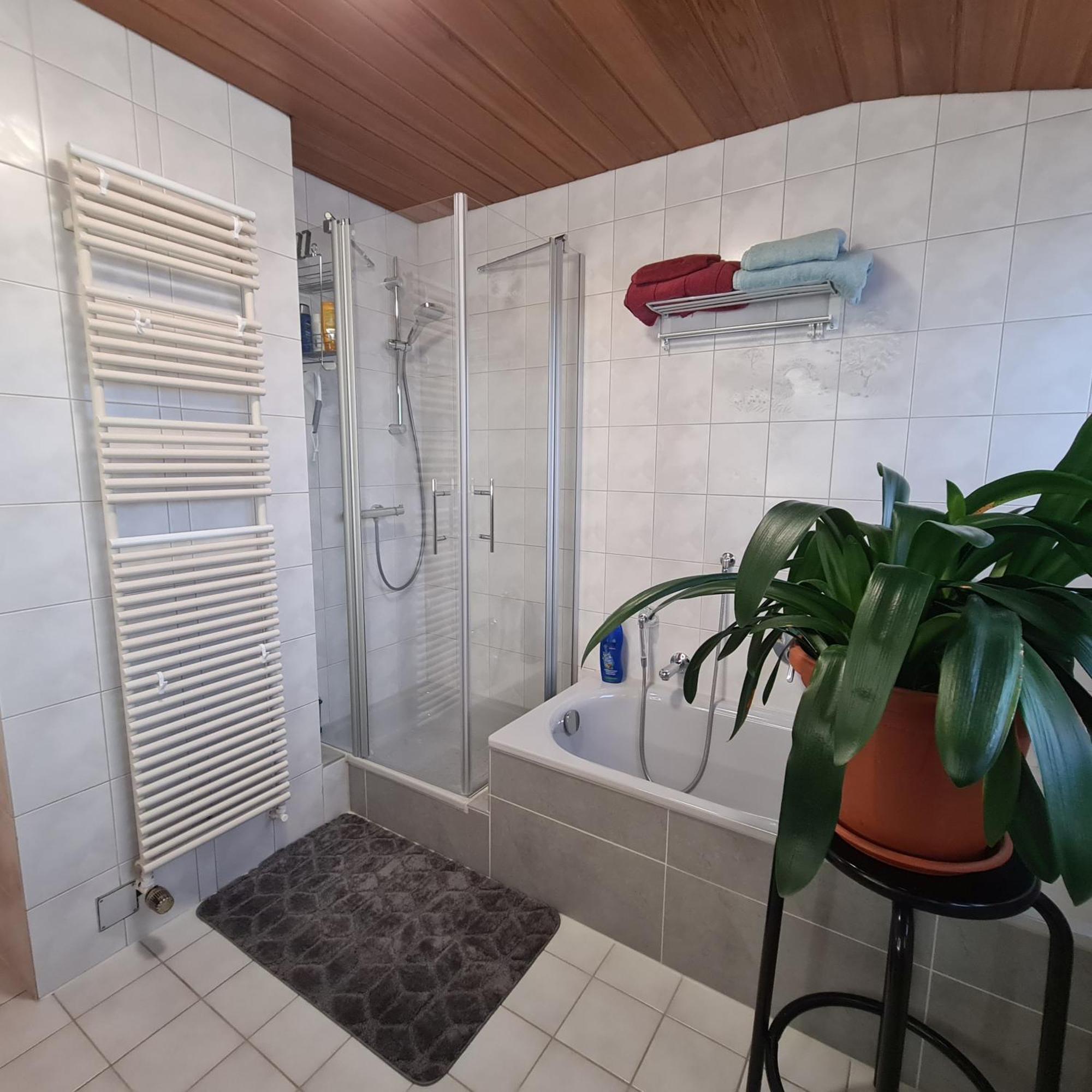 Gemuetliche 120 Qm Ferienwohnung Mit Balkon Adelsdorf Extérieur photo