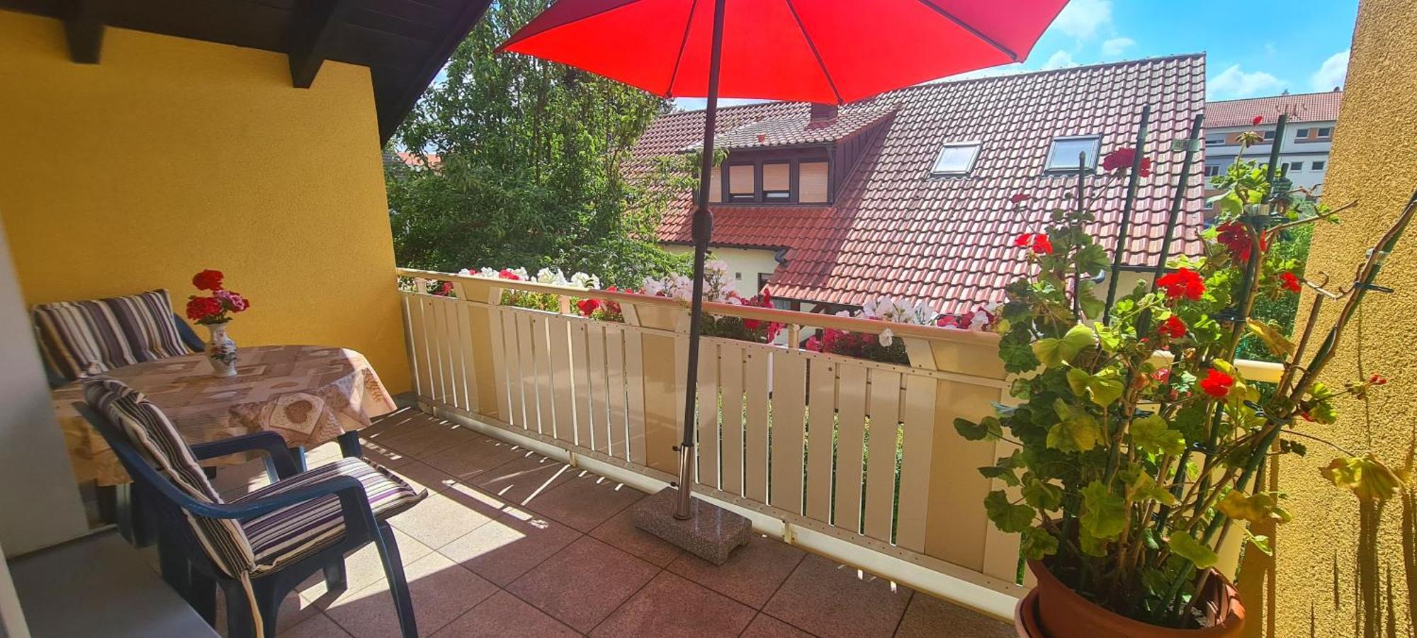 Gemuetliche 120 Qm Ferienwohnung Mit Balkon Adelsdorf Extérieur photo